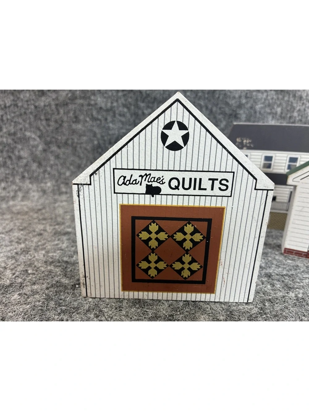 The Cat's Meow Ohio Amish Series Wooden Buildings Set of 4
